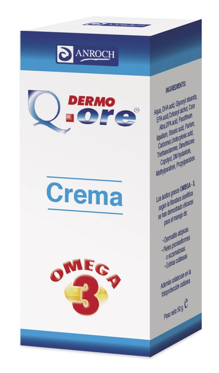 DERMO Q.ORE omega 3, formato de 1 y 3 botes.